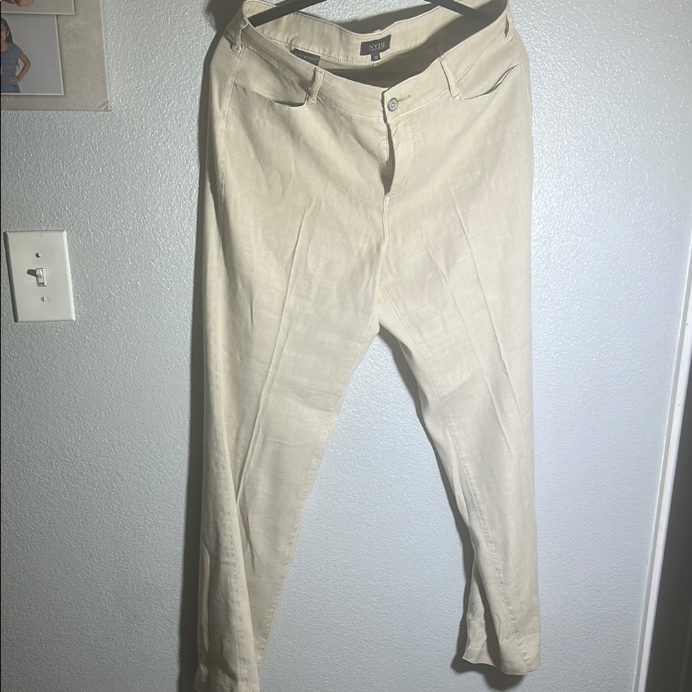 NYDJ Cream Chinos Relaxed Fit